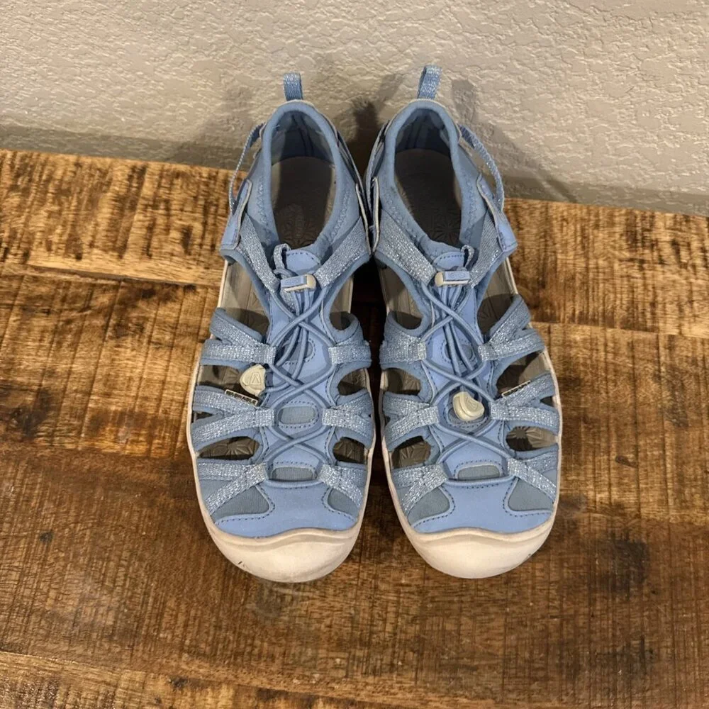 Keen Womens Whisper Closed Toed Sports Sandal Size 6 Blue Gray Hiking